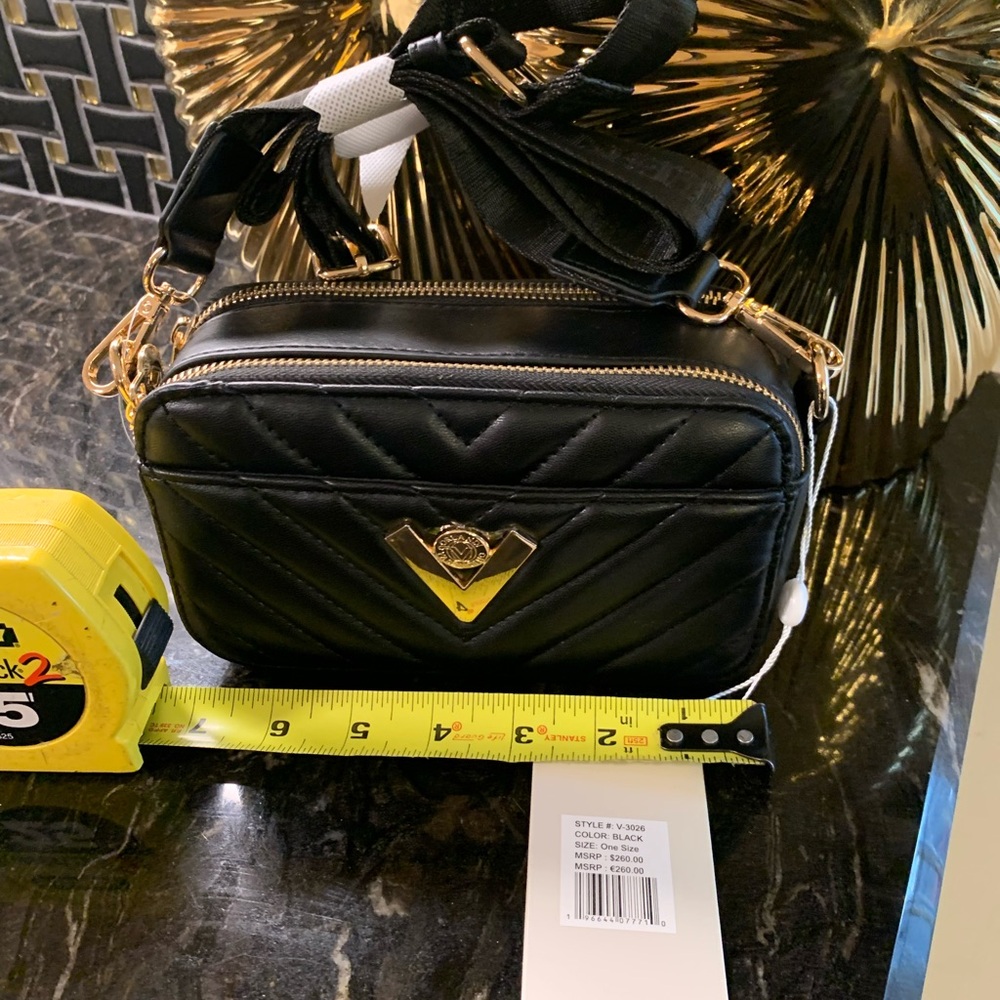 Black Quilted Women's Bag